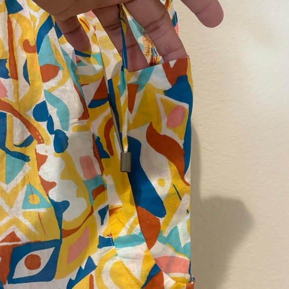 Anthropologie Danielle Kroll Brooklynnite Geometric Printed top Women'sLarge NEW - Picture 9 of 14